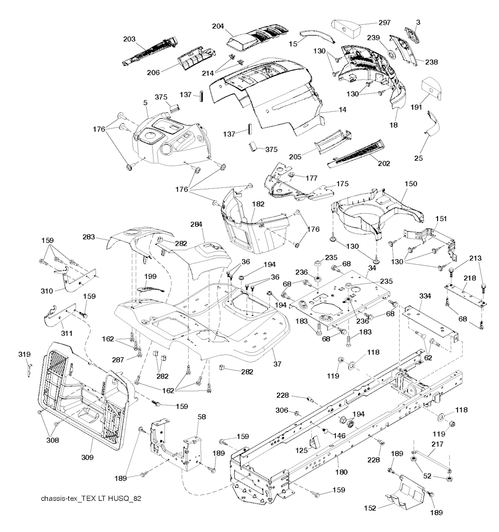 Explosionszeichnung Ersatzteile