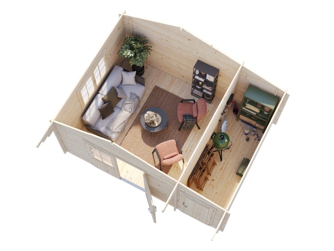 Palmako Gartenhaus Emma 14,2 m² - 34 mm