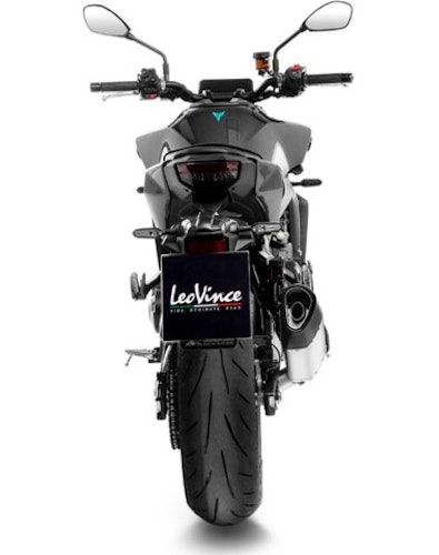 LEOVINCE Schalldämpfer Komplettanlage mit Katalysator SBK LV-14 R für Yamaha MT09 und XSR