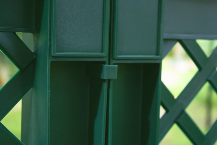 KHW Pflanzkasten groß mit Zentralspalier (2-tlg.) 100 cm - 2er Set