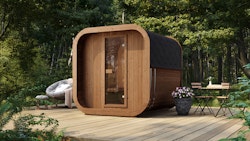 Weka Design Saunahaus Laadi 2 mit Thermoholz - 28/42 mm