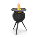 Vorschaubild höfats MOON 45 All Black Plancha-Grillset mit hohem Fuß