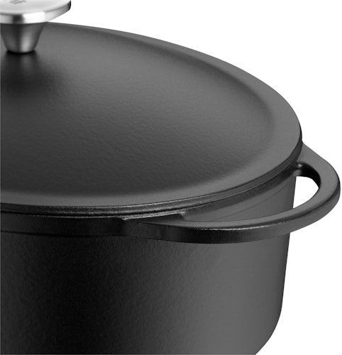 WMF Bräter aus Gusseisen mit Gussdeckel