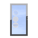 TraumGarten System Glas Einzeltor auf MaßZubehörbild