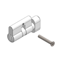 Vorschaubild Griffwerk WC-Knaufzylinder -Kaschmirgrau PZ, f. Schlossseite EN-Norm -für Glasschlösser 26|21mm
