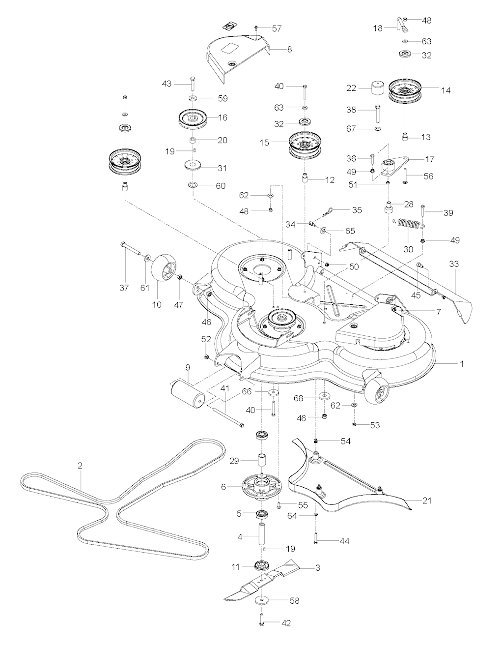 Explosionszeichnung Ersatzteile