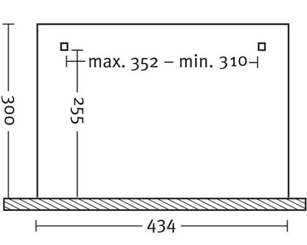 Skan Holz Terrassenüberdachungen Ravenna o. Mittelpfosten Breite 434 cm aus Douglasie