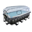 Vorschaubild Exit rechteckiger Rahmenpool Premium mit Sandfilteranlage und Sonnendach