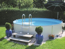 myPOOL Swimming Pool Poolset Premium Rundform mit Sandfilteranlage