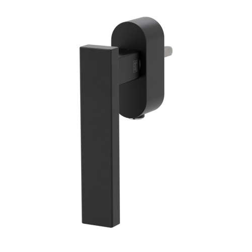 Griffwerk Fenstergriff VAYA 200 CUBICO Graphitschwarz R 7x40