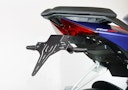Vorschaubild PROTECH V-SHAPE Kennzeichenhalter Alu & Stahl Schwarz für APRILIA RS 660 / Factory, Tuono 660 / Factory