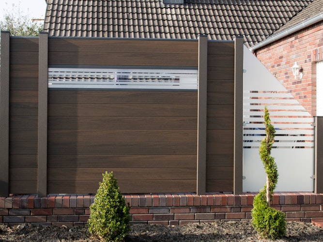 GroJa Solid Stecksystem Bausatz Quadratisch inkl. Glas-Designeinsatz 30cm