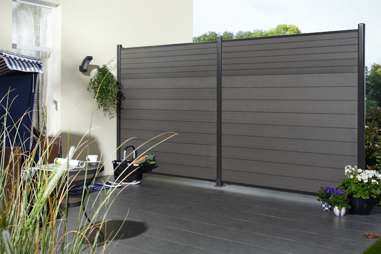 TraumGarten System WPC Classic Zaun-Set