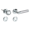 Vorschaubild Griffwerk CHRISTINA Klipptechnik -Edelstahl poliert/matt Rosettengarnitur -Klippt. -Knopf R4 -WR -TS 40-45mm