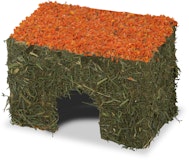 JR FARM Nager Heu-Haus mit Karotten Kleintiersnack / ZubehörZubehörbild