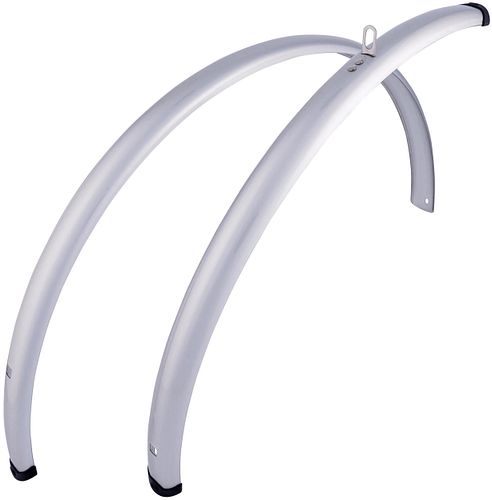 CONTEC Schutzblech-Set Splash Protect 28 Zoll silber 28" - 42 mm breit