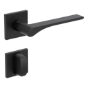 Vorschaubild Griffwerk VAYA 261 LEAF LIGHT fast2fix Fast2Fix Rosetten eckig WC Graphitschwarz