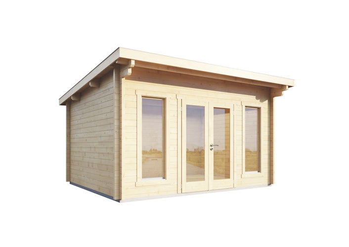 Wolff Finnhaus Gartenhaus Trondheim 44-B isolierverglast