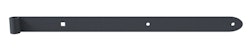 Alberts® Ladenband Ovado Ausf.gerade,Abschl.abgerundet,verz.,graphitgrau besch.⌀16/600mm 