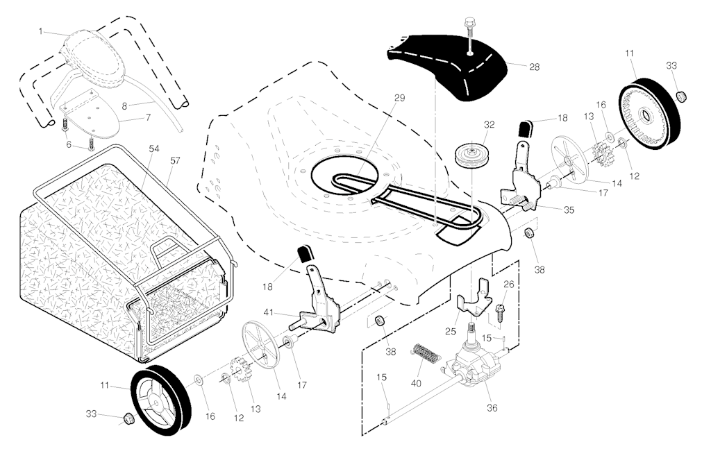 Explosionszeichnung Ersatzteile