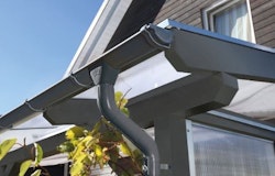 Skan Holz Metall Regenrinnen-Set für Terrassenüberdachungen / AnlehncarportsZubehörbild