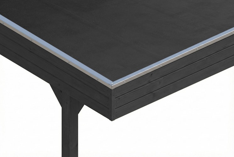 Skan Holz Friesland - Flachdach Doppelcarport aus Nadelholz Breite 546 cm