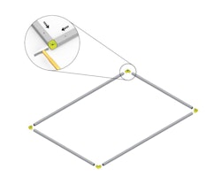 Biohort Eckverbindung Bodenrahmen X4000610 1 Stück