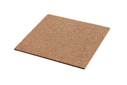 TraumGarten DreamDeck Terrassenlager Dachschutzkork 10er-Set, 200 x 200 x 3 mm