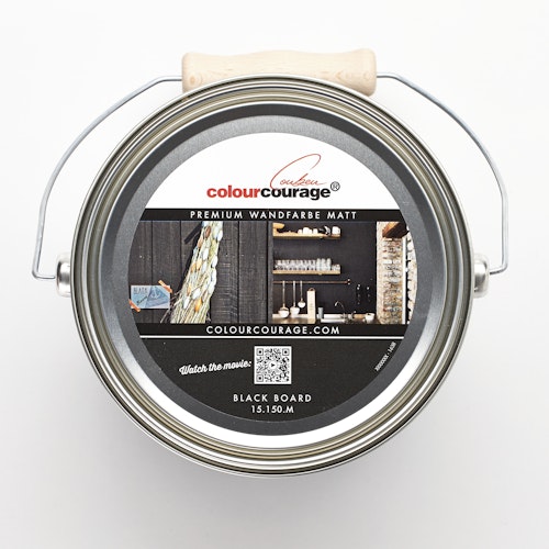 colourcourage® Premium Wandfarbe matt Black Board