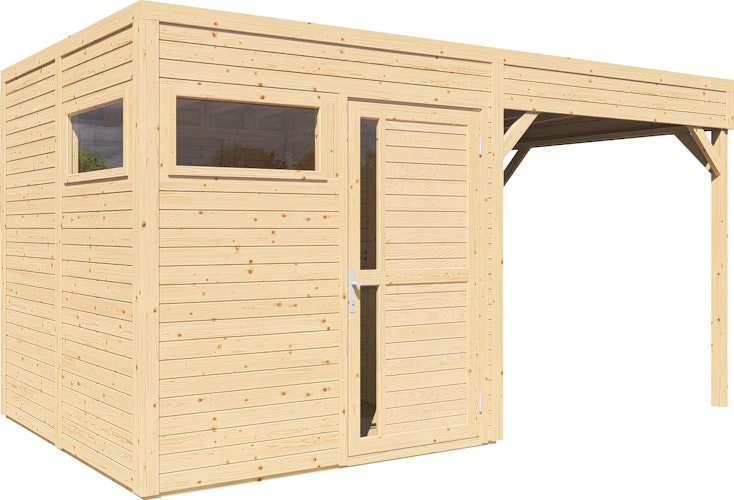 Bertilo Gartenhaus Cubus 2 Lounge - 19 mm