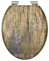 MDF WC-Sitz SOLID WOOD mit Absenkautomatik