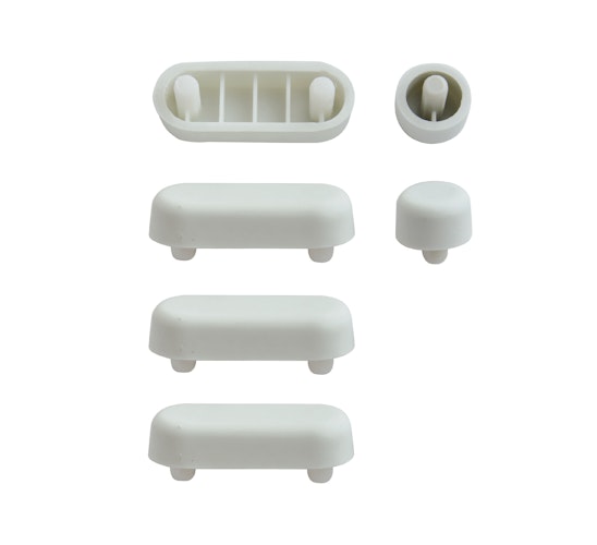 WC-SITZ PUFFERSET 11 4 RING /2 DECKELPUF.