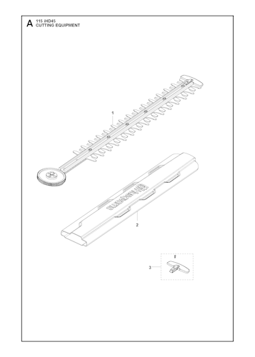Husqvarna Heckenscheren/Stabheckenscheren 967098302 115iHD45 inkl. Akku und Ladegerät