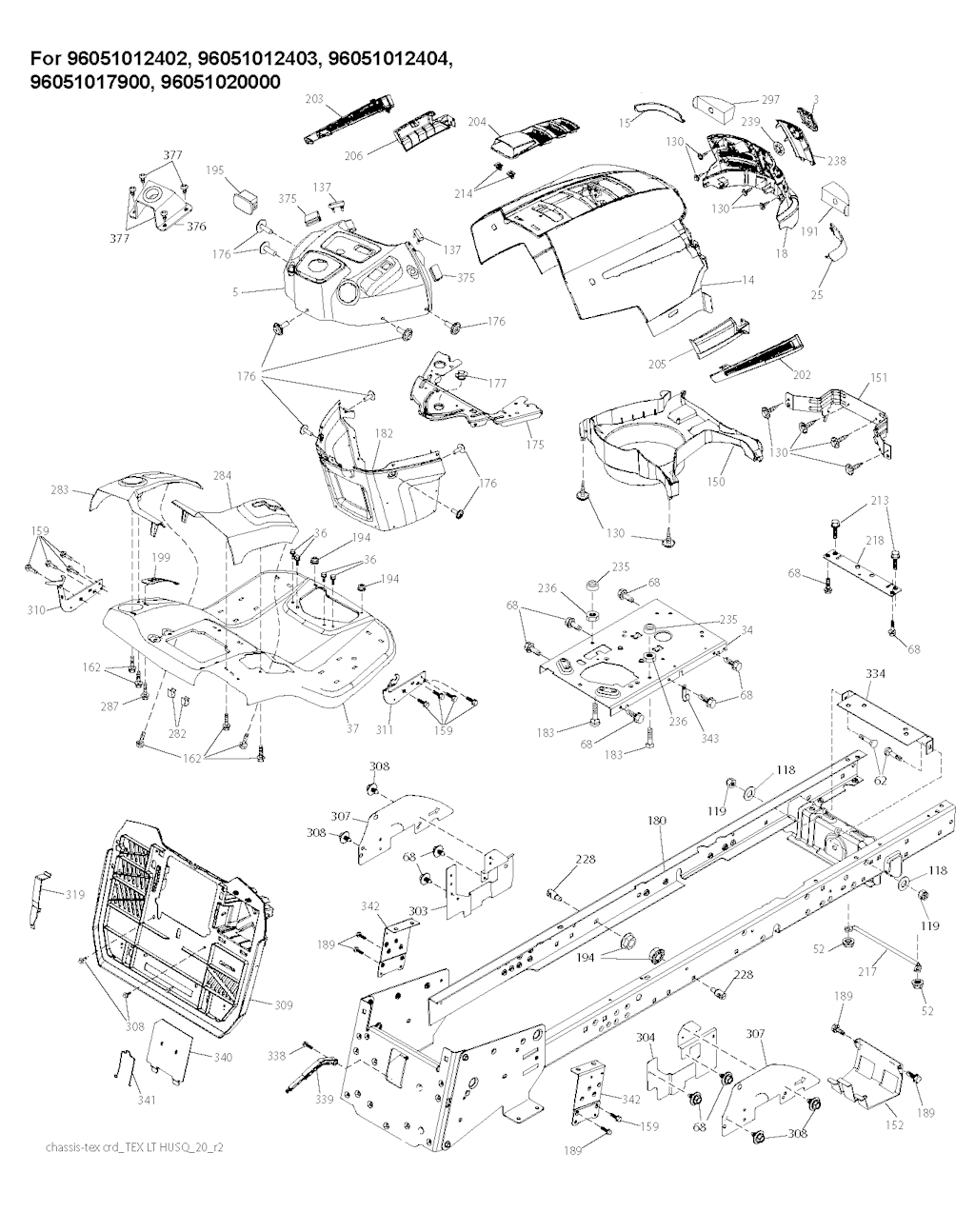 Explosionszeichnung Ersatzteile