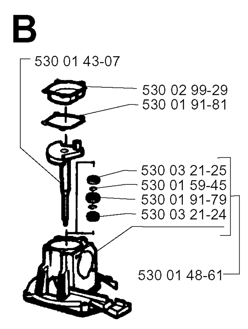 Explosionszeichnung Ersatzteile
