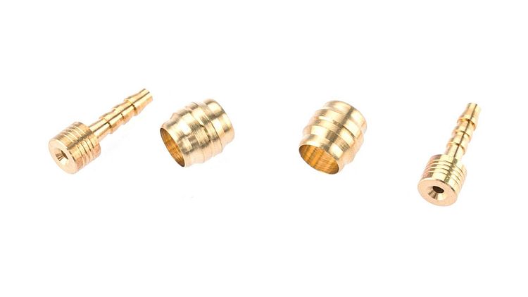 CONTEC Leitungsanschluss Disc Stop Magura gold Set für 1 Rad, bestehend aus 2x Leitungs
