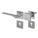 Vorschaubild Griffwerk Wechselgarnitur LEAF LIGHT SIEGER DESIGN eckig - Samtgrau, Kaschmirgrau, Graphitschwarz