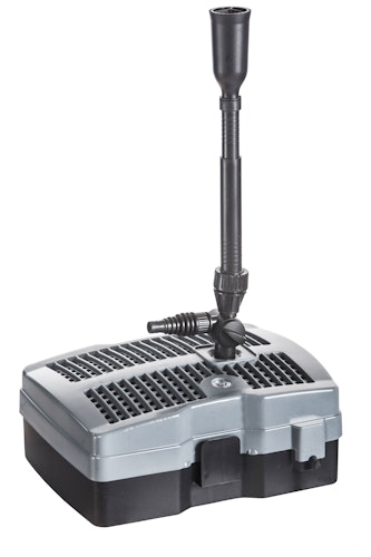 Heissner SMARTLINE Unterwasserfilter-Set mit Wasserspielpumpe - 1000L/h - 9W UVC (FA1000UV-00)