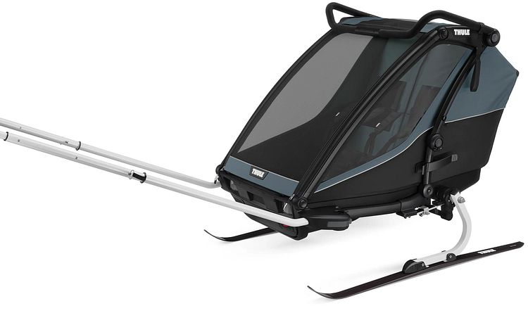 Thule Kinderanhänger Chariot Cab Double dunkel schiefer