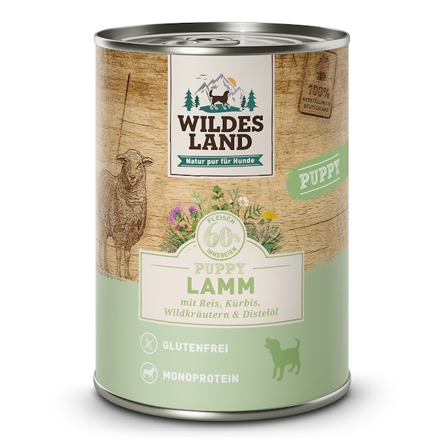 Wildes Land PUPPY Hundenassfutter 400gVorschaubild