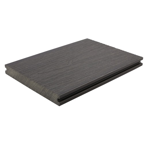 Fiberdeck Premium WPC-Terrassendiele Dark grey massiv 23 mm