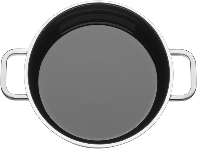WMF Fusiontec Functional Bratentopf mit Glasdeckel, 24 cm, Black