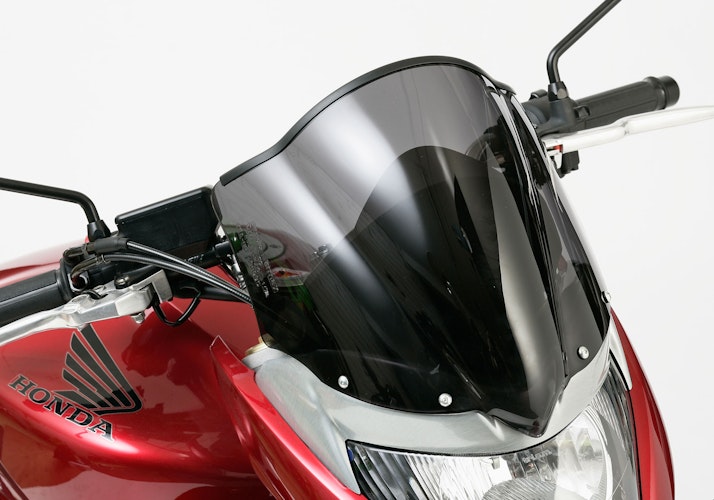 ERMAX Naked-Bike-Scheibe Acrylic durchsichtig Schwarz getönt für HONDA CB600 Hornet