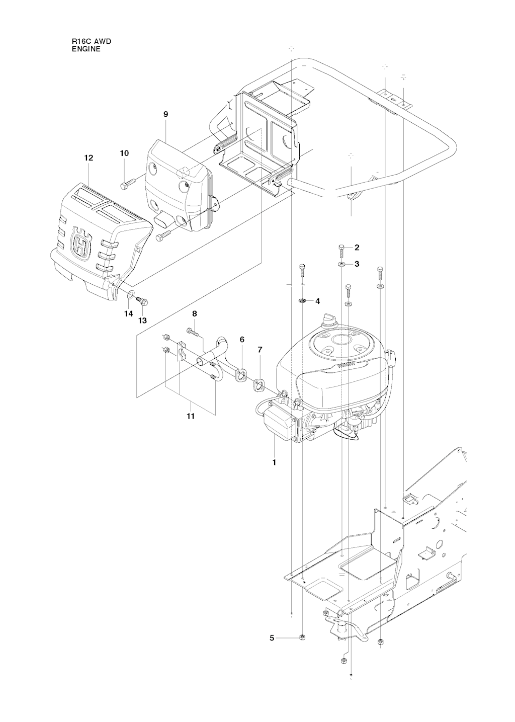 Explosionszeichnung Ersatzteile
