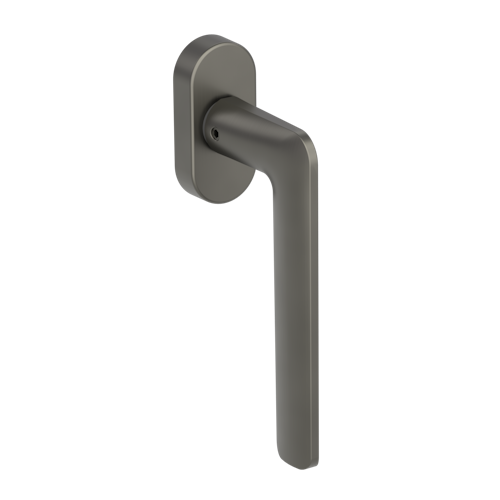 GRIFFWERK Fenstergriff REMOTE - Kaschmirgrau Fensterolive -unverschließbar rechts Stiflänge 7x42mm