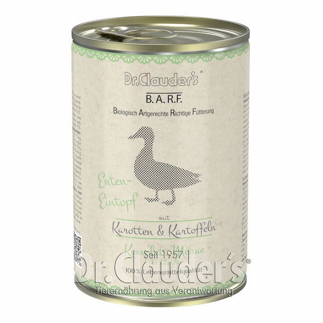 Dr.Clauder´s B.A.R.F. Komplett Menue 400 Gramm HundenassfutterVorschaubild