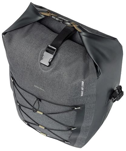 Basil Einzeltasche Navigator Storm schwarz 31 l MIK Side