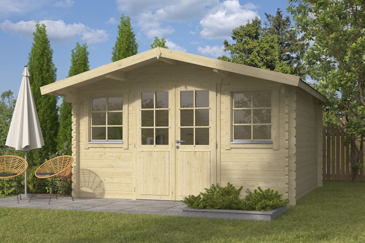 Wolff Finnhaus Gartenhaus Neele 3838 - 44 mm
