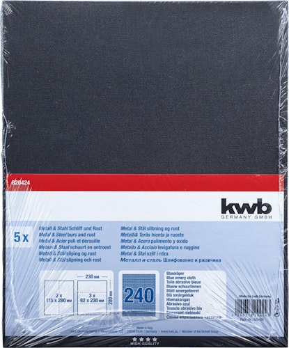 kwb 5 Schleifbogen Blauköper K240 820424