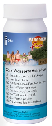 Summer Fun Wasserteststreifen zur Messung von Salz (NaCL) im Blister
